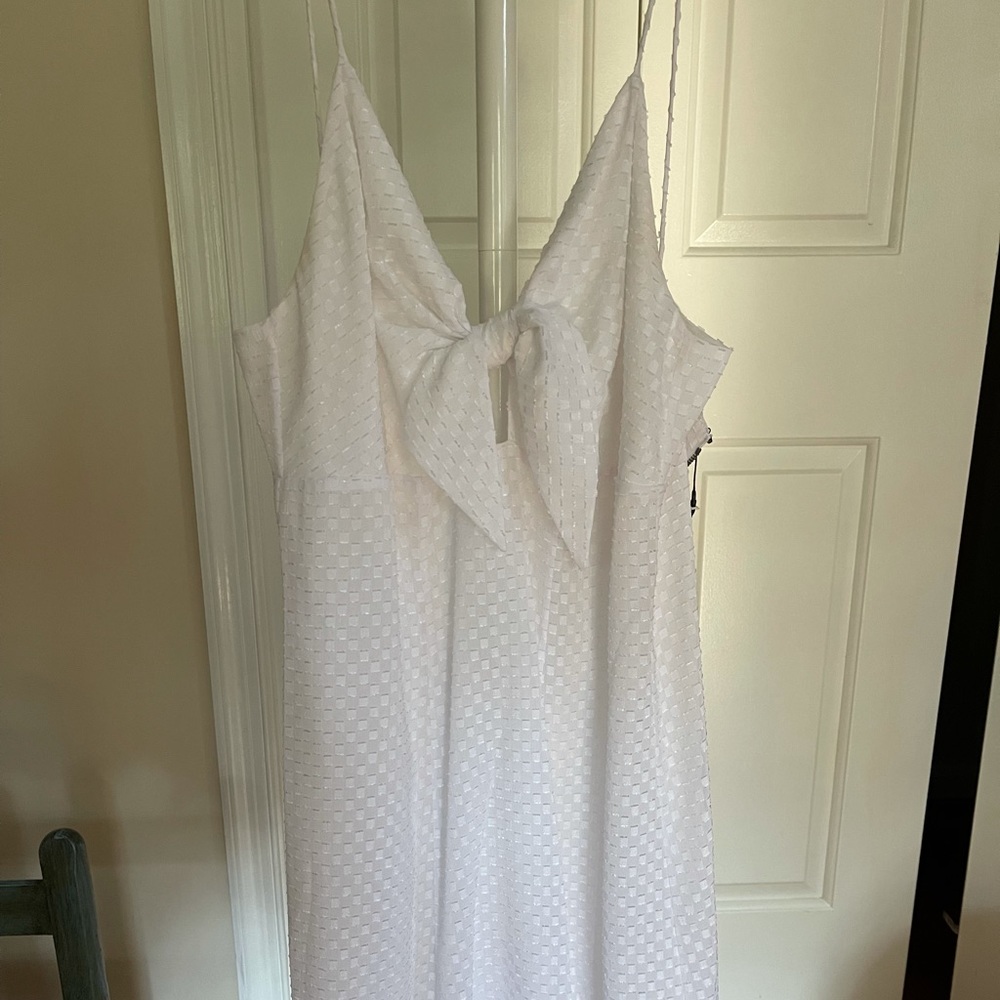 White short dress